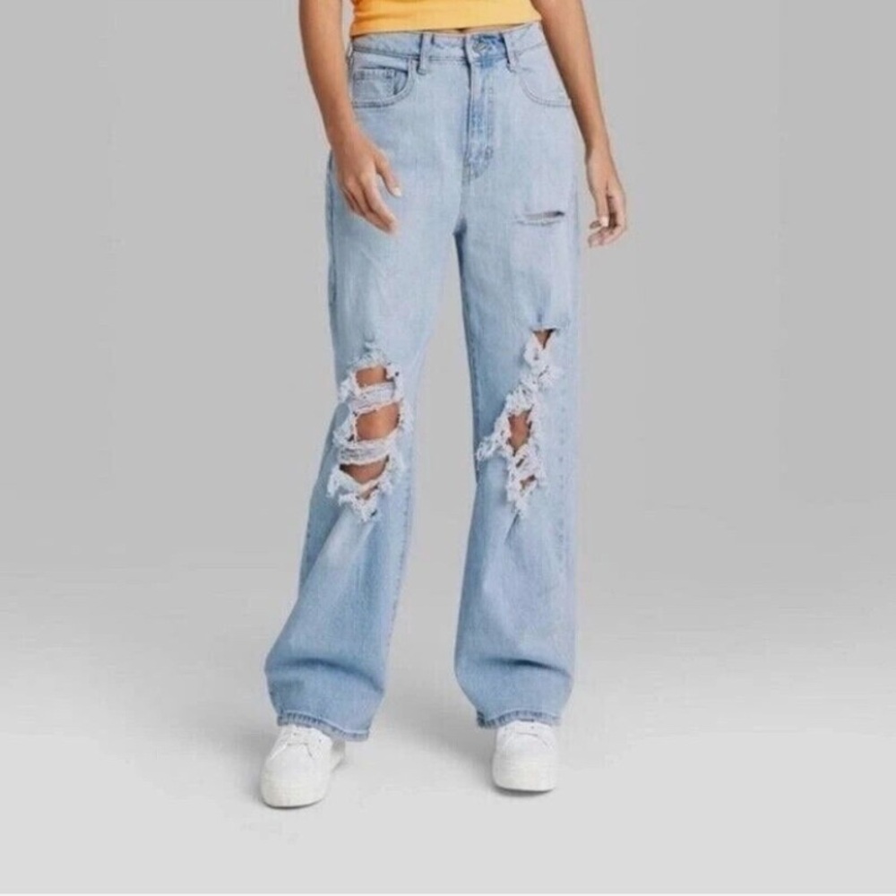 High Waist Baggy Jeans